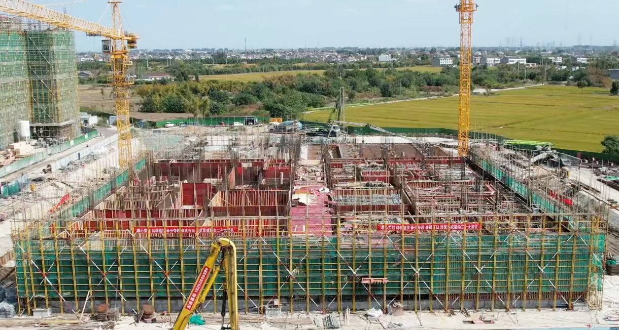 金茂源（華東）表面處理循環經濟產業園一期廢水處理中心完成“正負零”施工