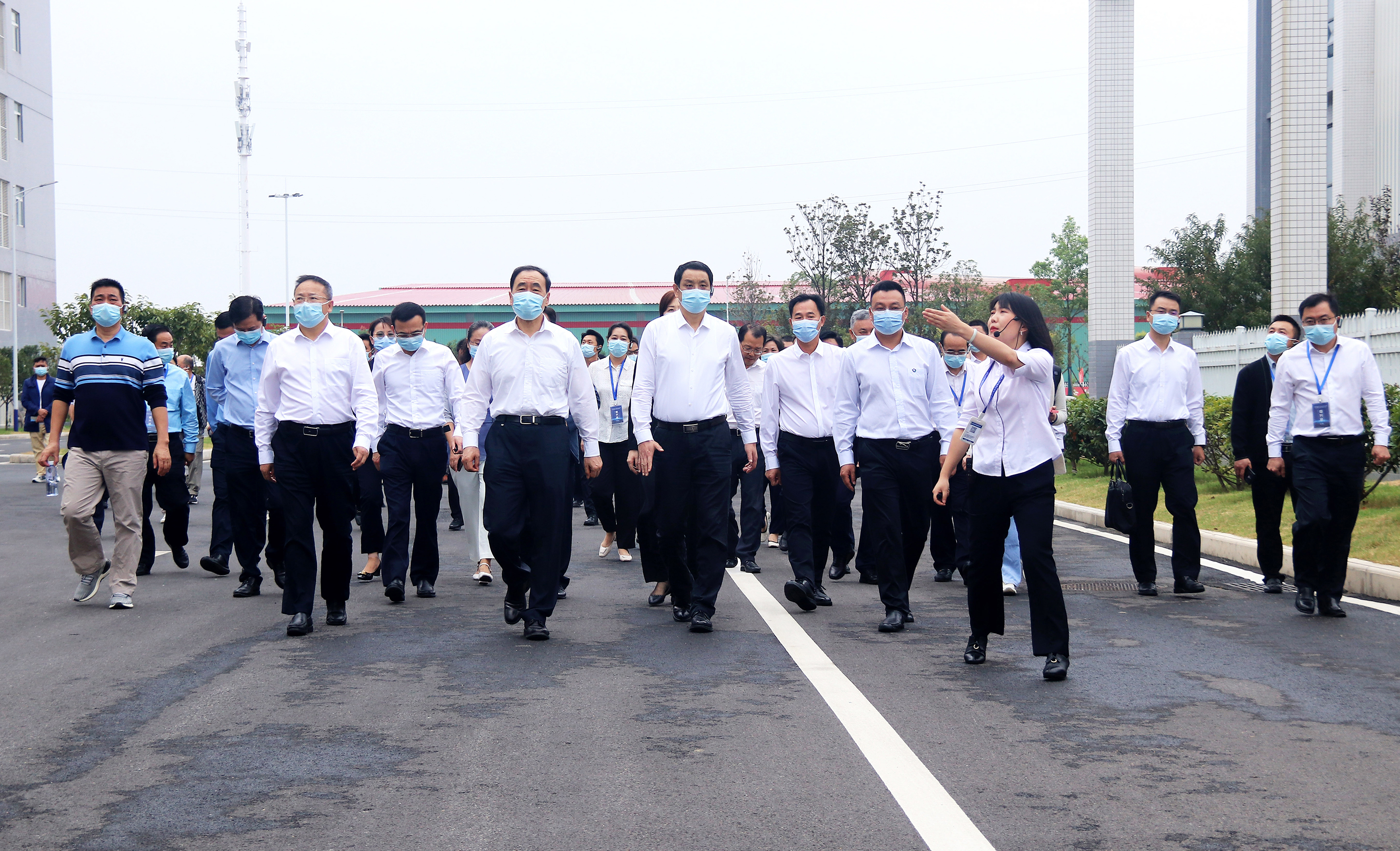 湖北省副省長趙海山帶隊調研金茂源（華中）表面處理循環經濟產業園